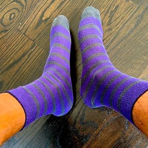 Thin, Short Socks in the Cutest Stripes!